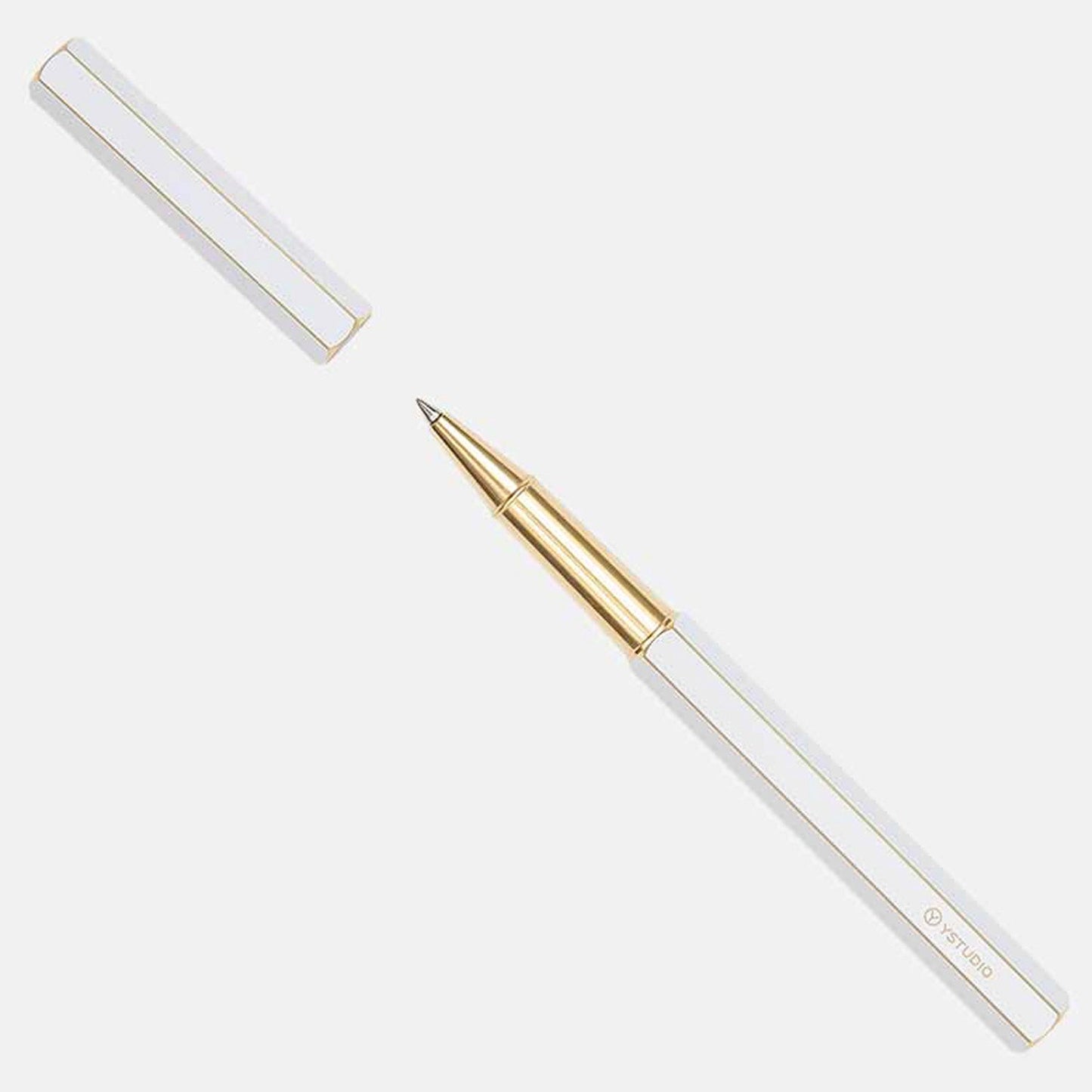 Ystudio Classic Revolve White Roller Ball Pen 1CRLP0001WHX