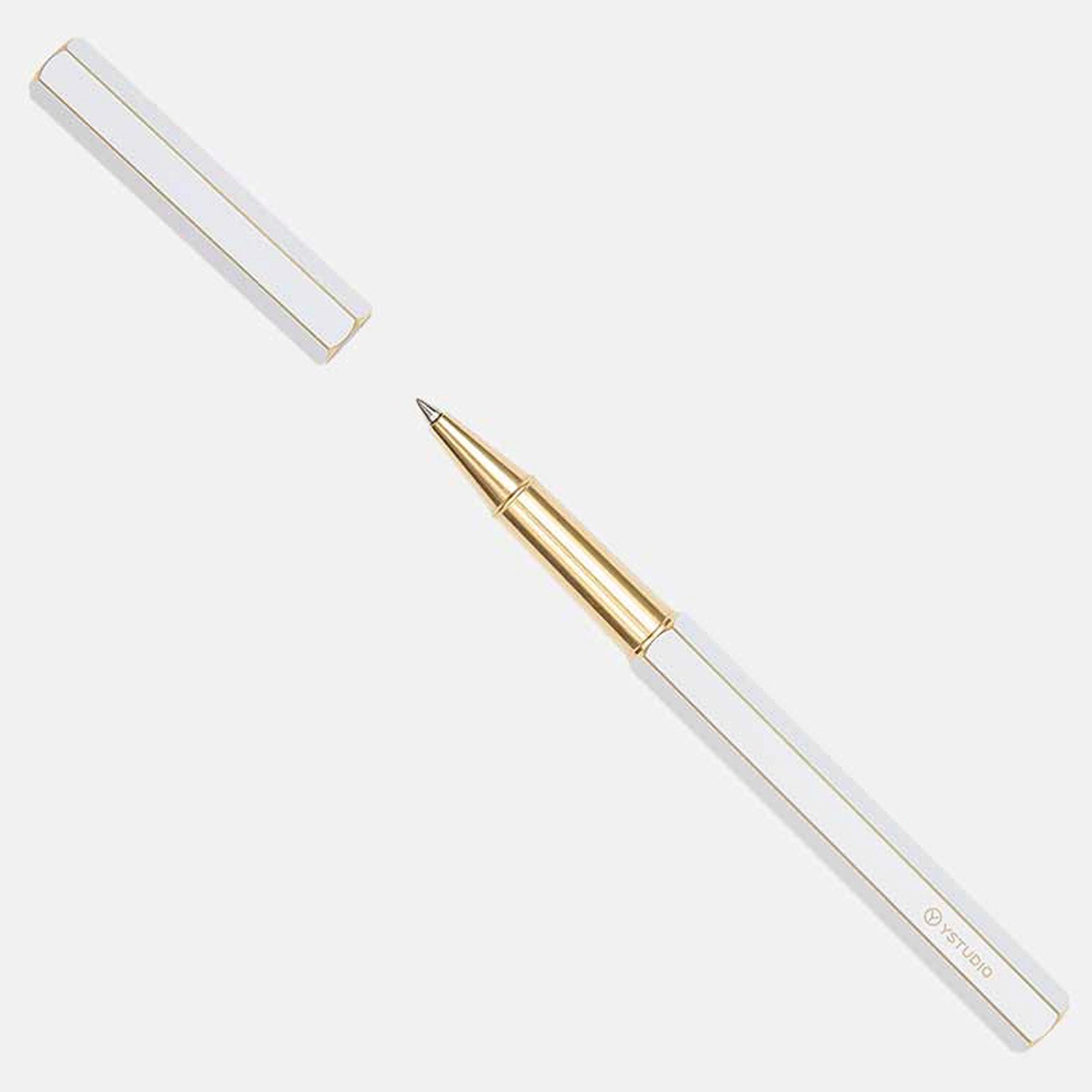 Ystudio Classic Revolve White Roller Ball Pen 1CRLP0001WHX