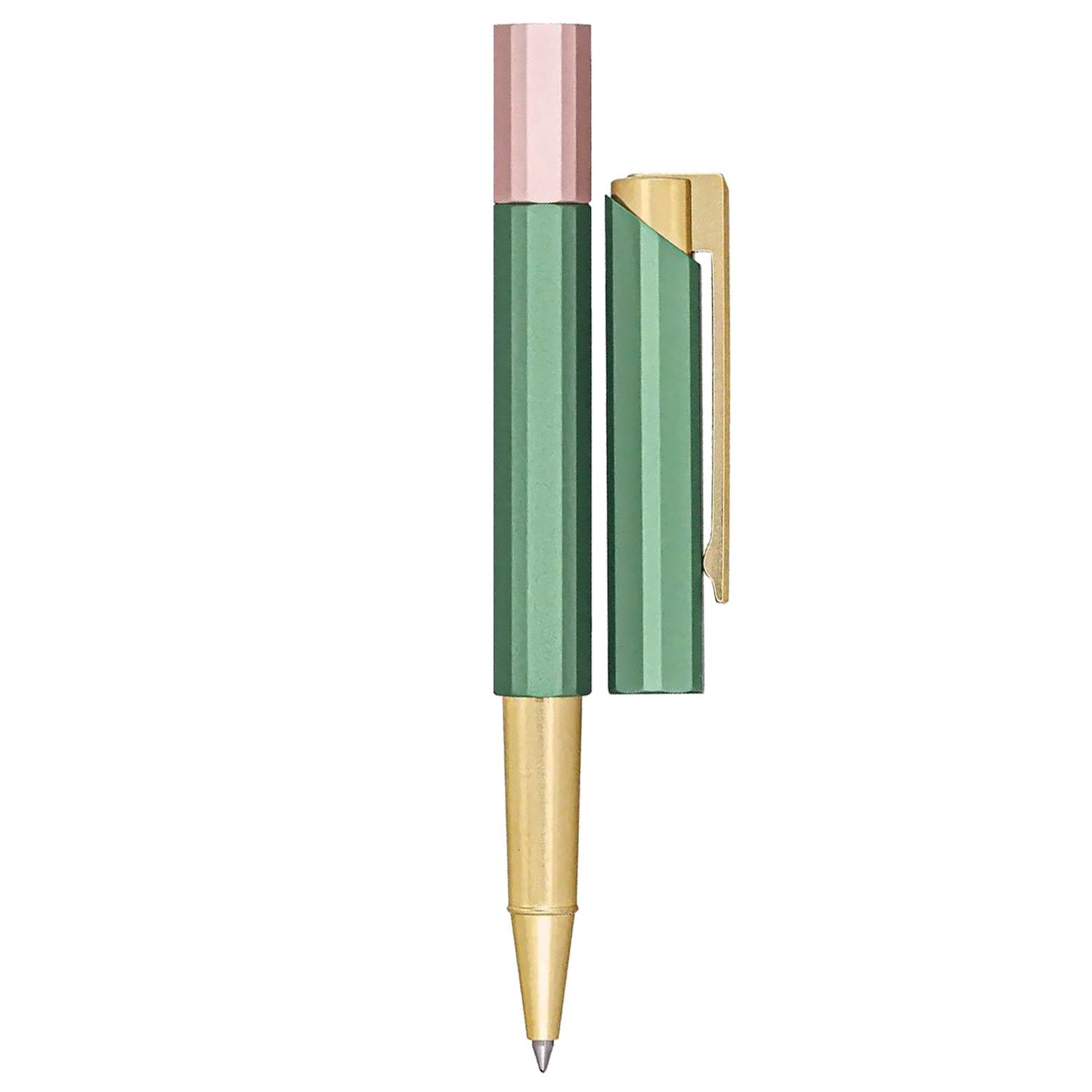 Ystudio Glamour Evolve Bihex Absinthe Roller Ball Pen 1GRLP0002GRX
