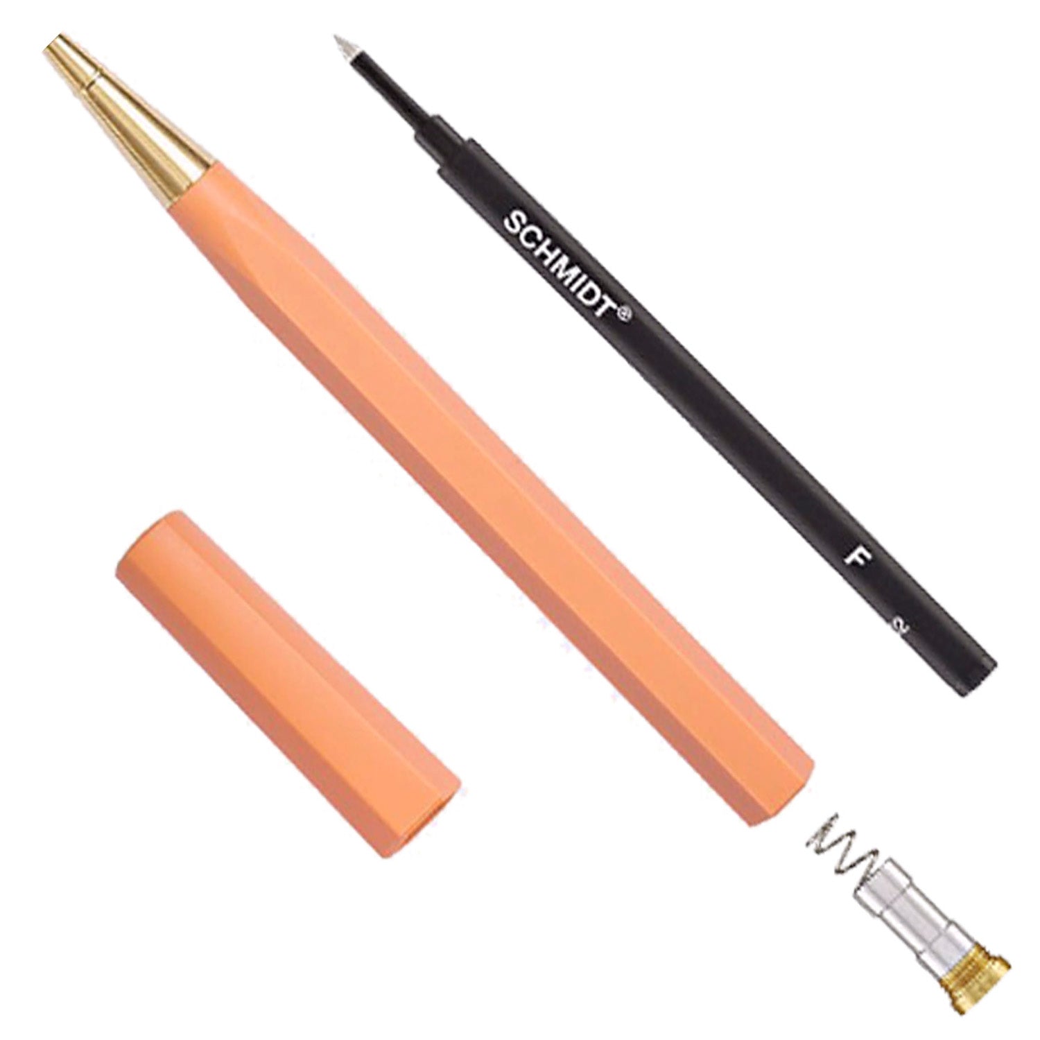 Ystudio Glamour Evolve Ocean Sustainable Sunset Orange Roller Ball Pen 1GRLP0001ORX