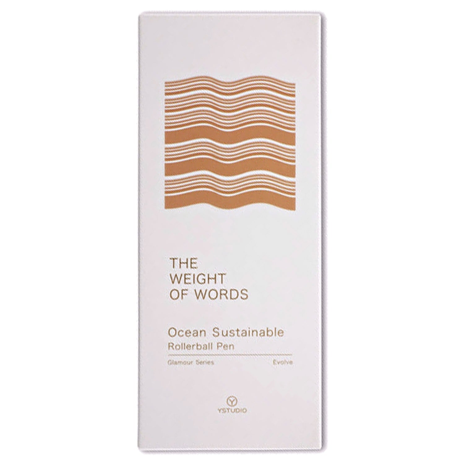 Ystudio Glamour Evolve Ocean Sustainable Sunset Orange Roller Ball Pen 1GRLP0001ORX