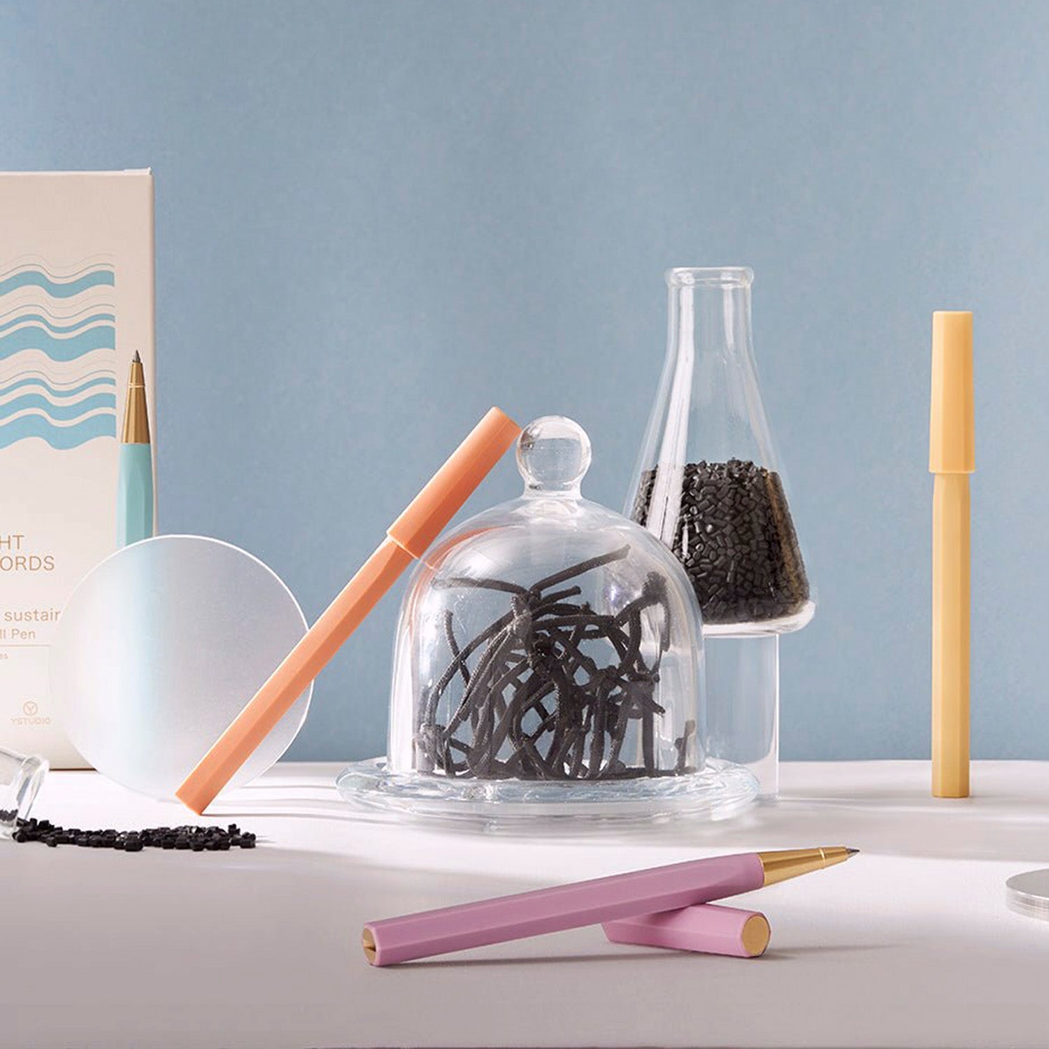 Ystudio Glamour Evolve Ocean Sustainable Sea Indigo Roller Ball Pen 1GRLP0001BLX