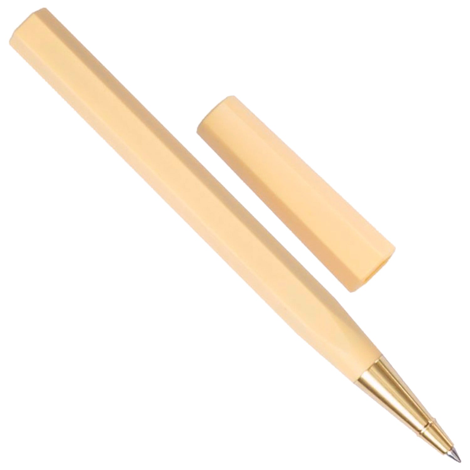 Ystudio Glamour Evolve Ocean Sustainable Dawn Yellow Roller Ball Pen 1GRLP0001LYX