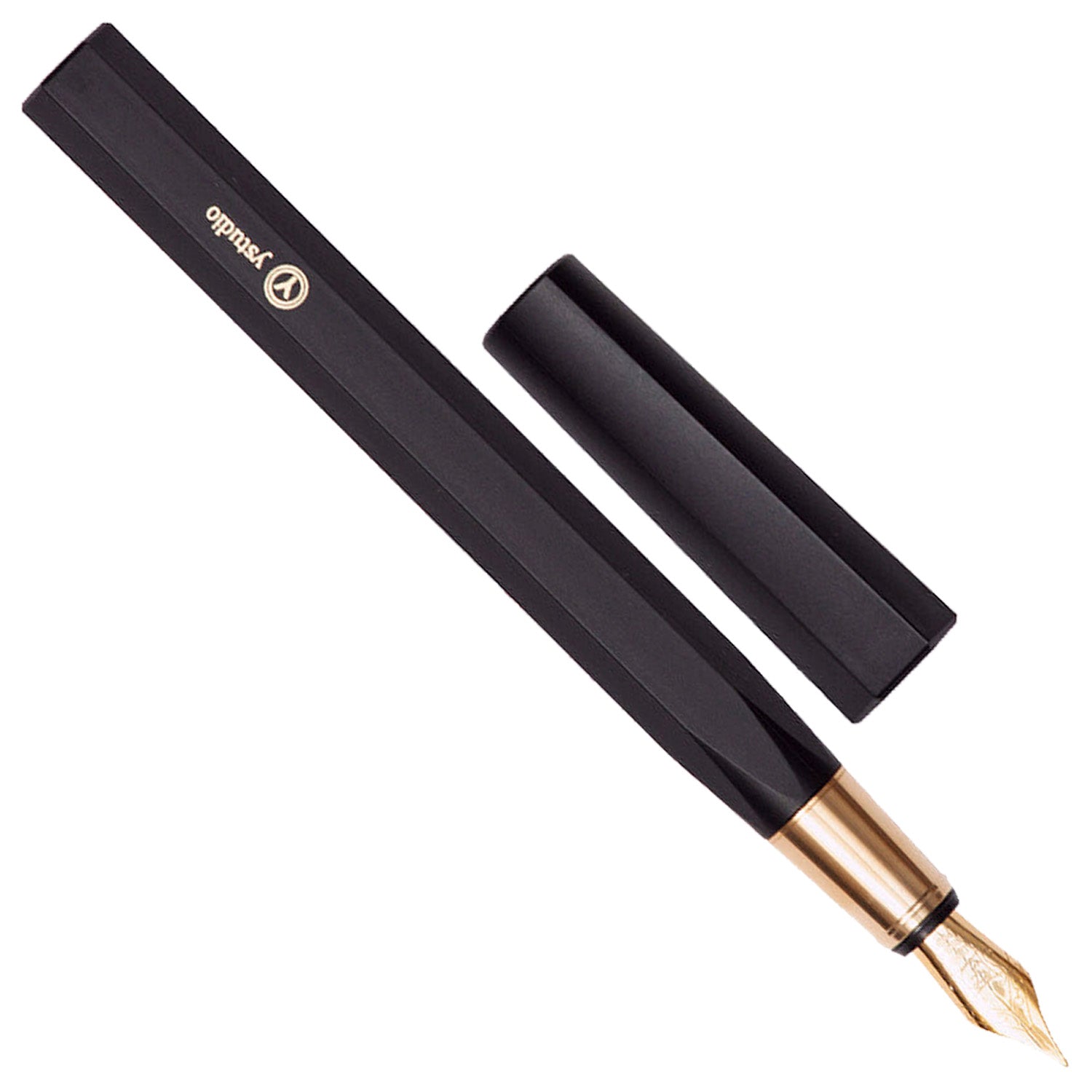 Ystudio Resin Black Fountain Pen
