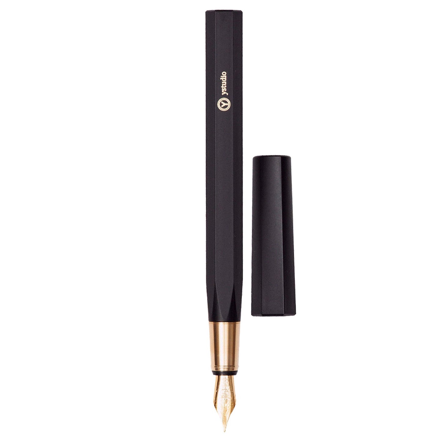Ystudio Resin Black Fountain Pen