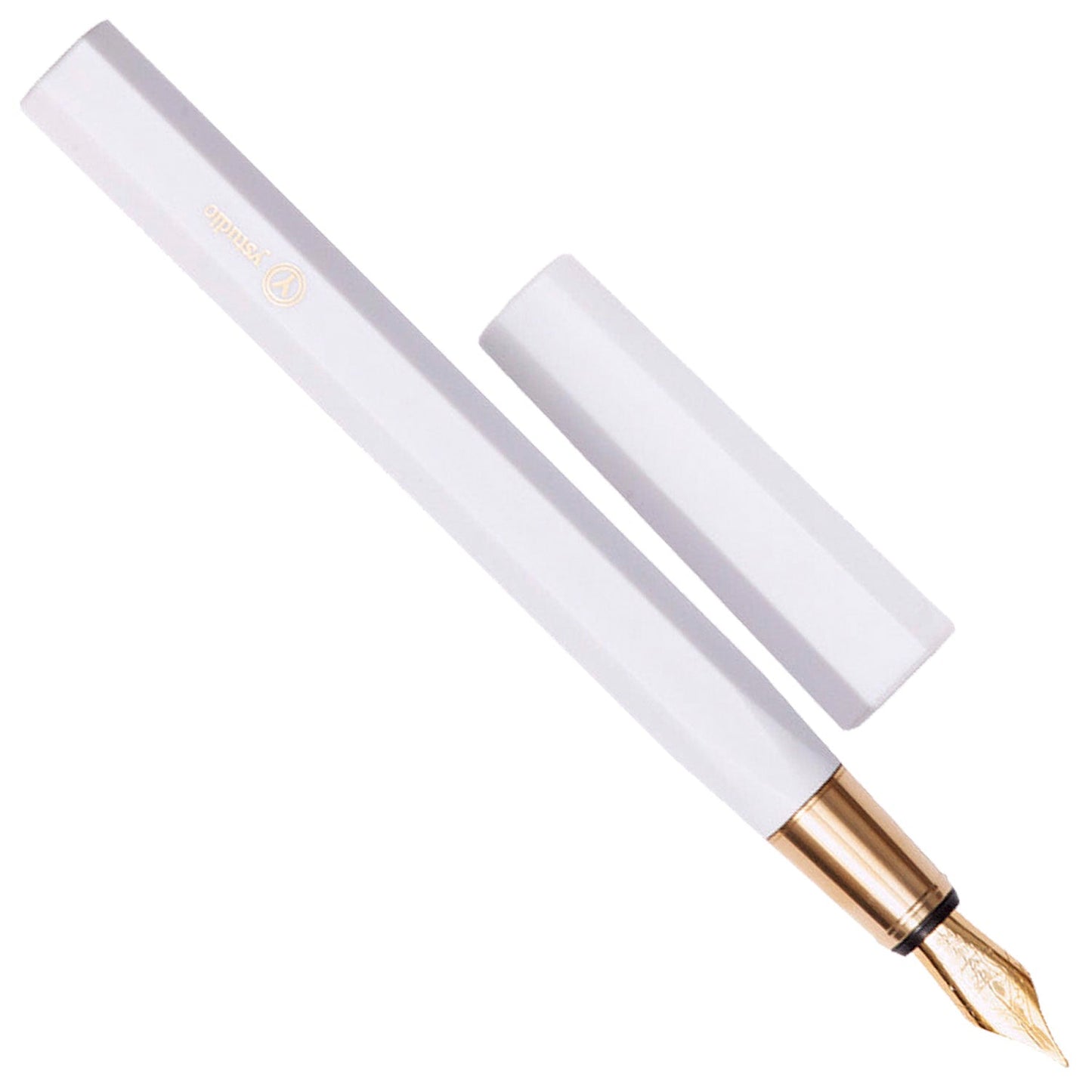 Ystudio Resin White Fountain Pen