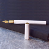 Ystudio Resin White Fountain Pen