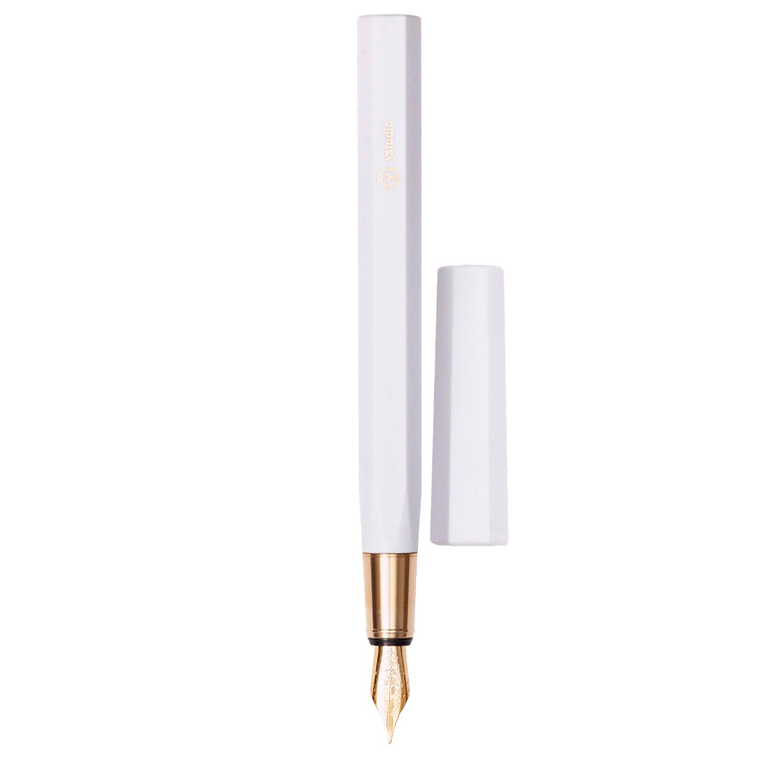 Ystudio Resin White Fountain Pen