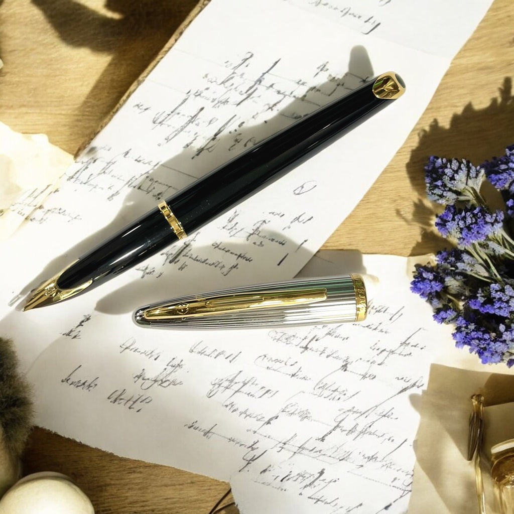 Waterman Carene Deluxe Black GT Roller Ball Pen 9000013885