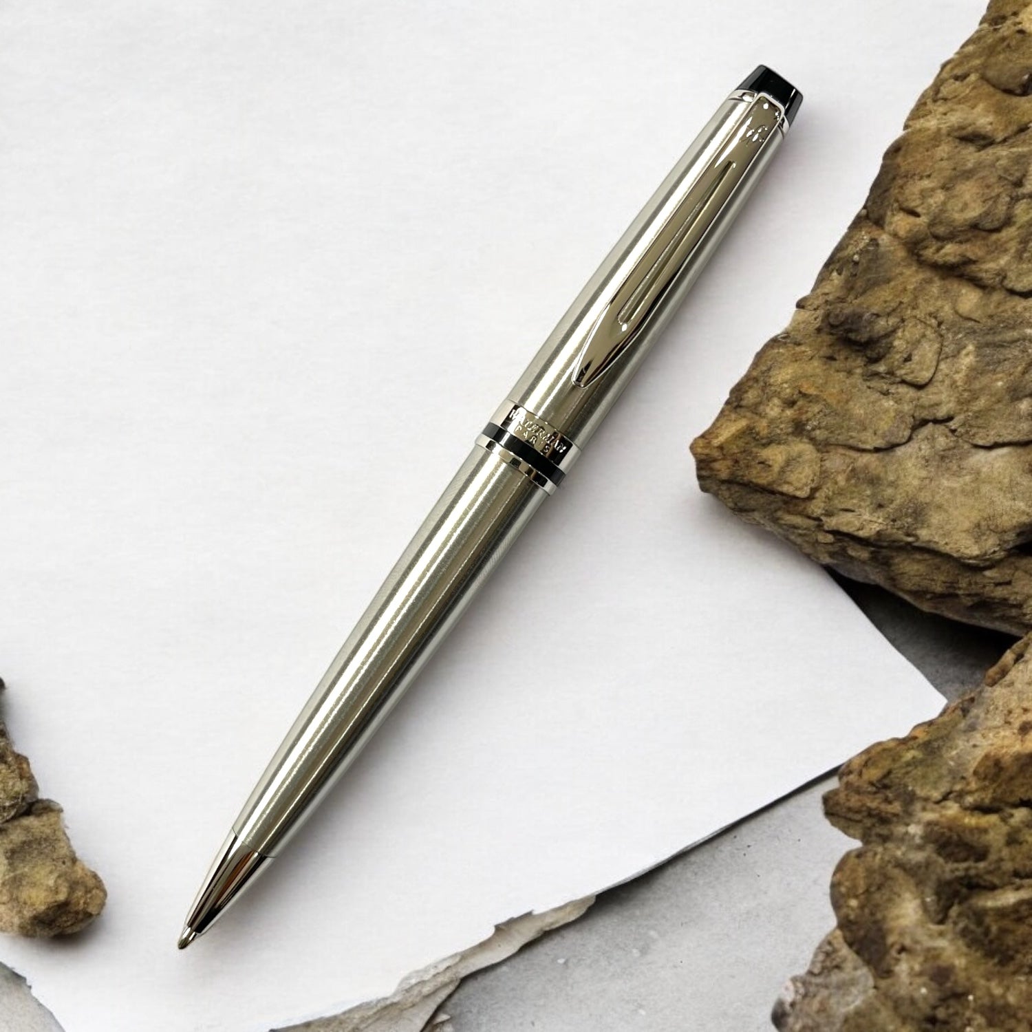 Waterman Expert Stainless Steel CT Ballpoint Pen 9000017149