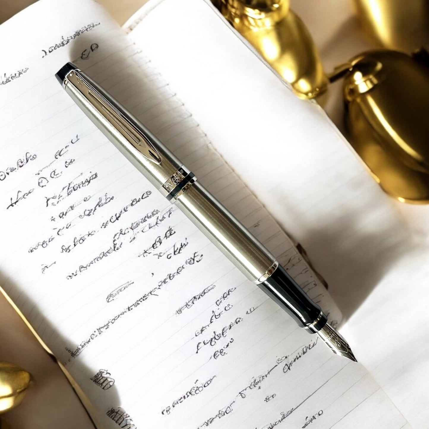 Waterman Expert Stainless Steel CT Fountain Pen