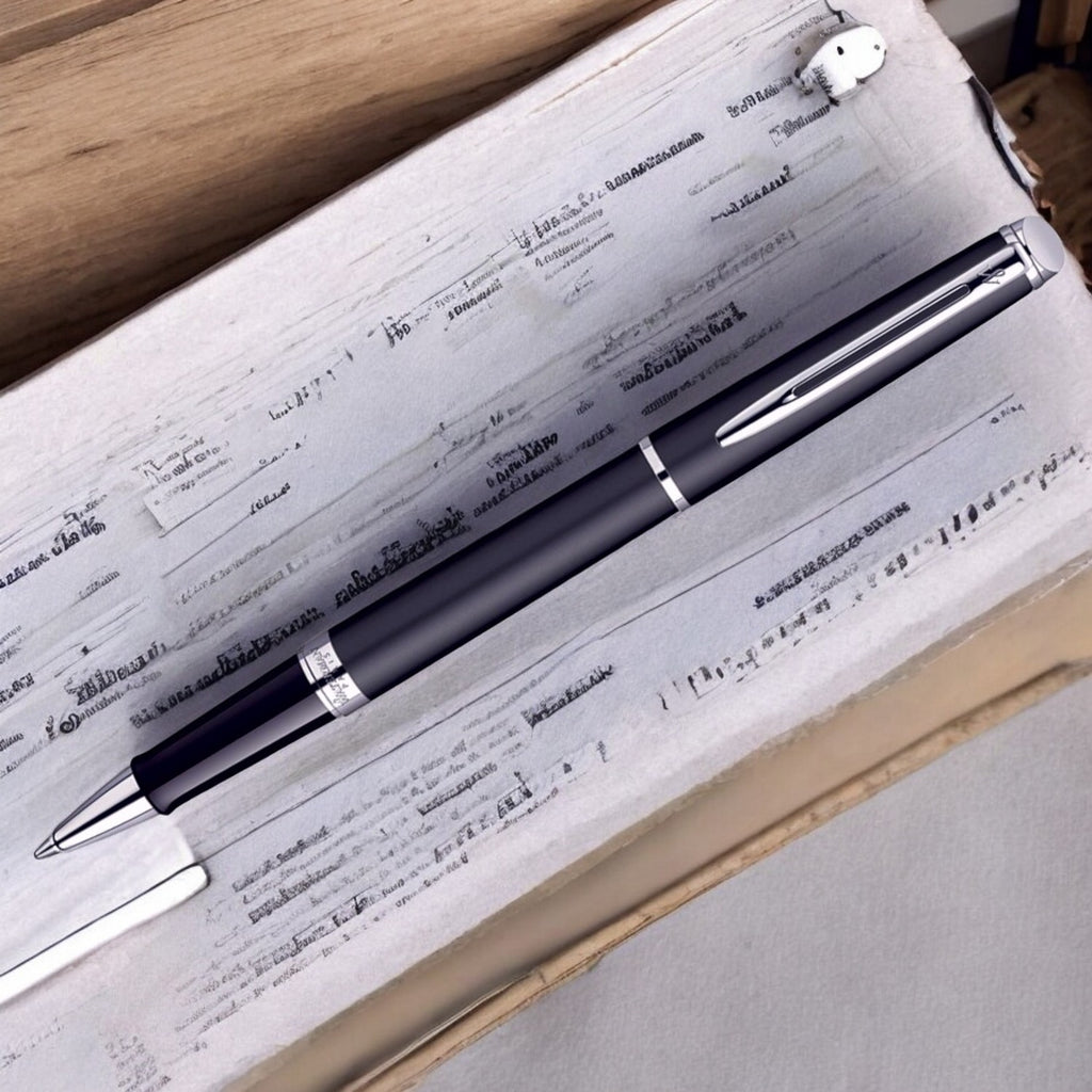 Waterman Hemisphere Matte Black CT Roller Ball Pen 9000017108