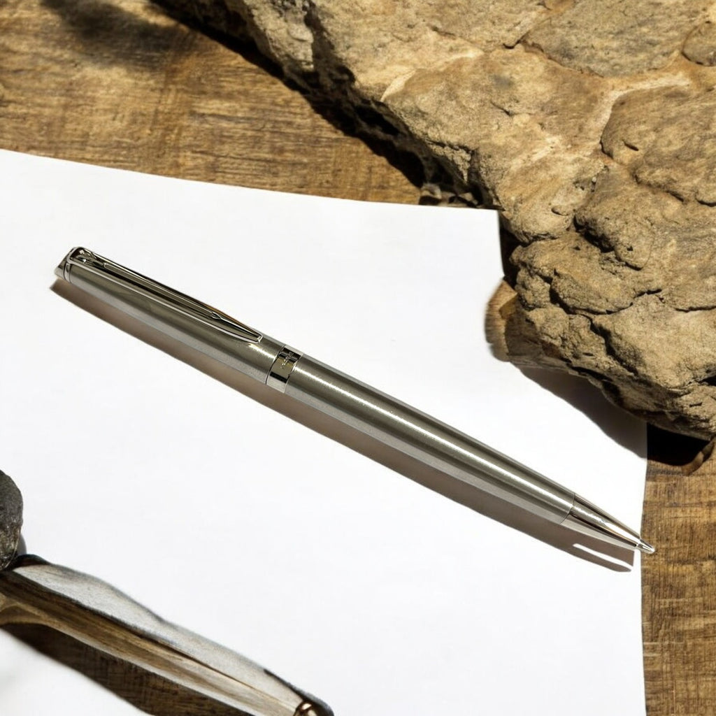 Waterman Hemisphere Stainless Steel CT Ballpoint Pen 9000017093