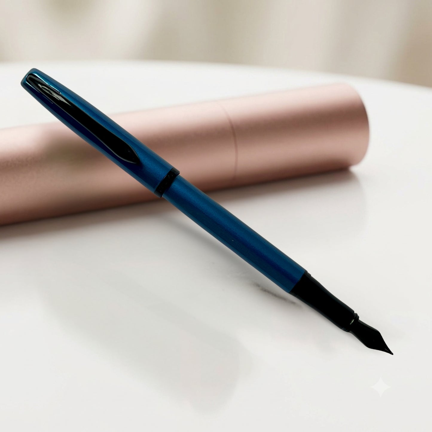 Pelikan Jazz Noble Elegance P36 Aquamarine PVD Fountain Pen