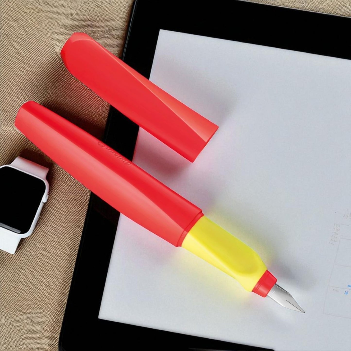 Pelikan Twist P457 Fountain Pen (Neon Coral)