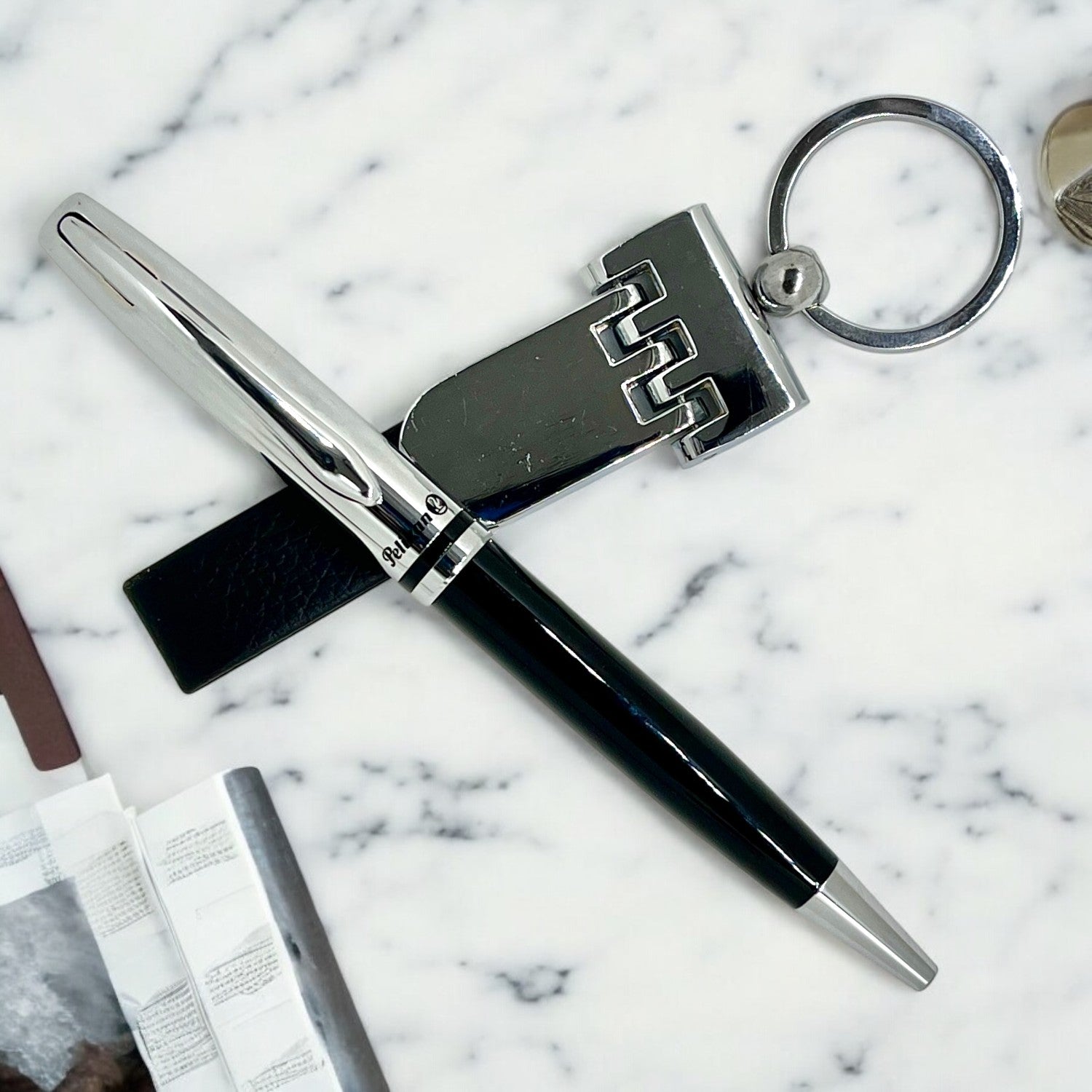 Pelikan Jazz Ballpoint Pen with Keychain Gift Set 806930