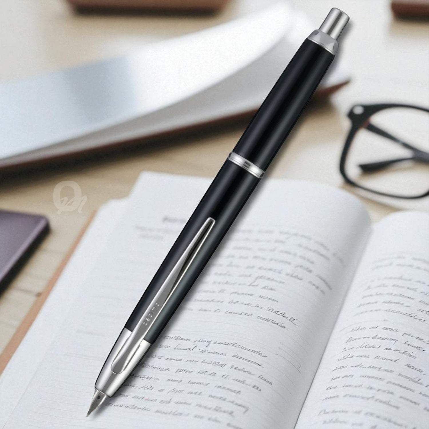 Pilot Capless Decimo Black CT Fountain Pen | Japan | Onlinemantra.in