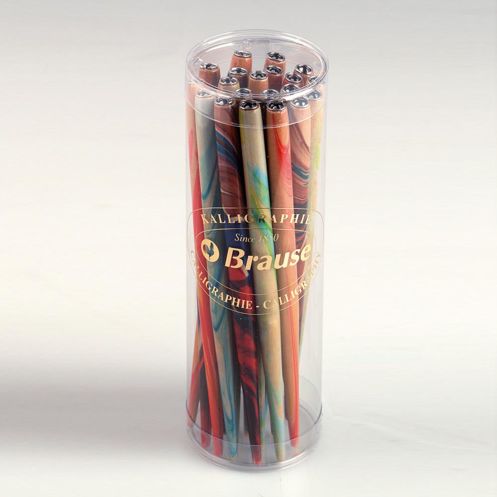 Brause Marbelized Wood Nib Holder 1618B