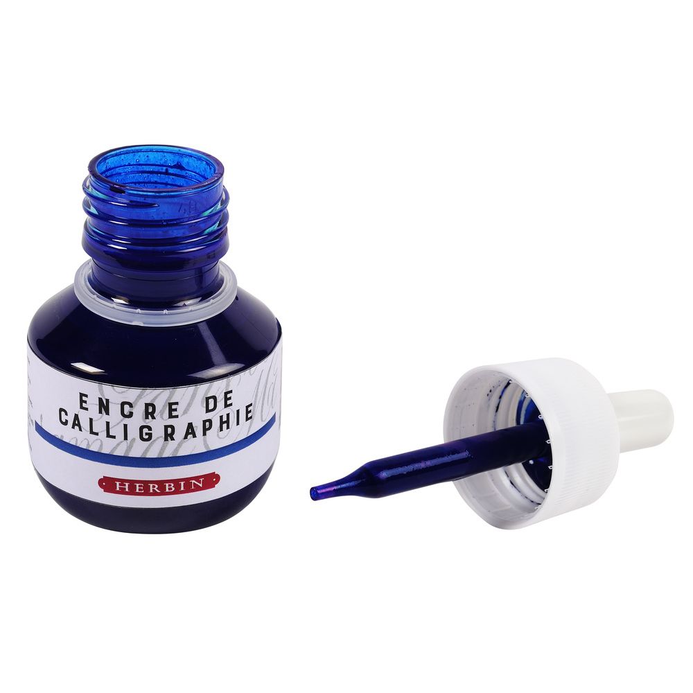 Herbin Calligraphy Ink Bottle (Blue - 50ML) 11410T