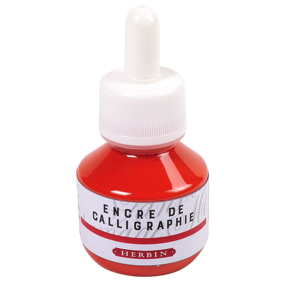 Herbin Calligraphy Ink Bottle (Red - 50ML) 11420T