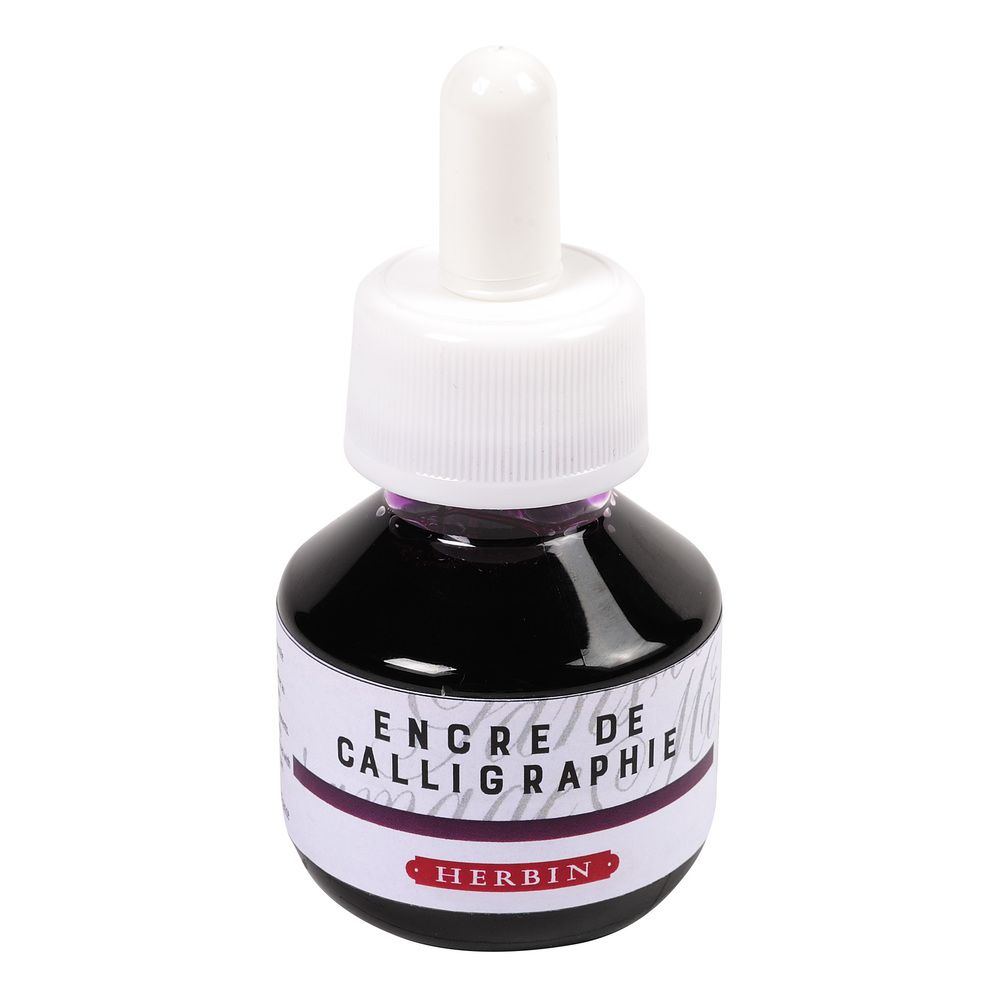 Herbin Calligraphy Ink Bottle (Violet - 50ML) 11470T