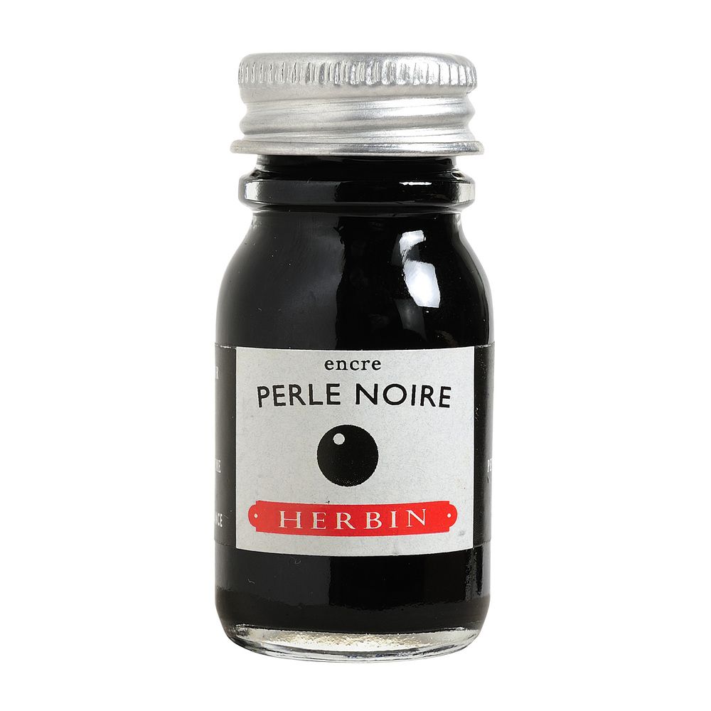 Herbin Ink Bottle (Perle Noire - 10ML) 11509T