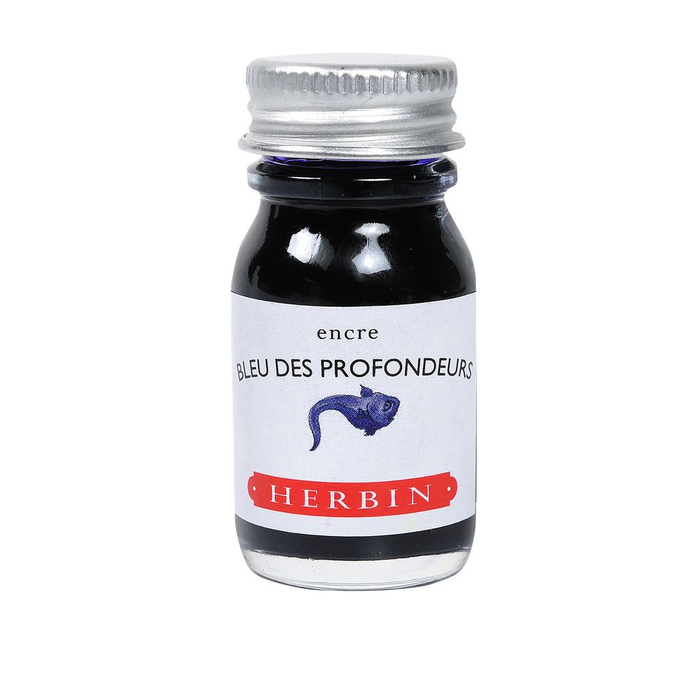 Herbin Ink Bottle (Bleu des Profondeurs - 10ML) 11518T