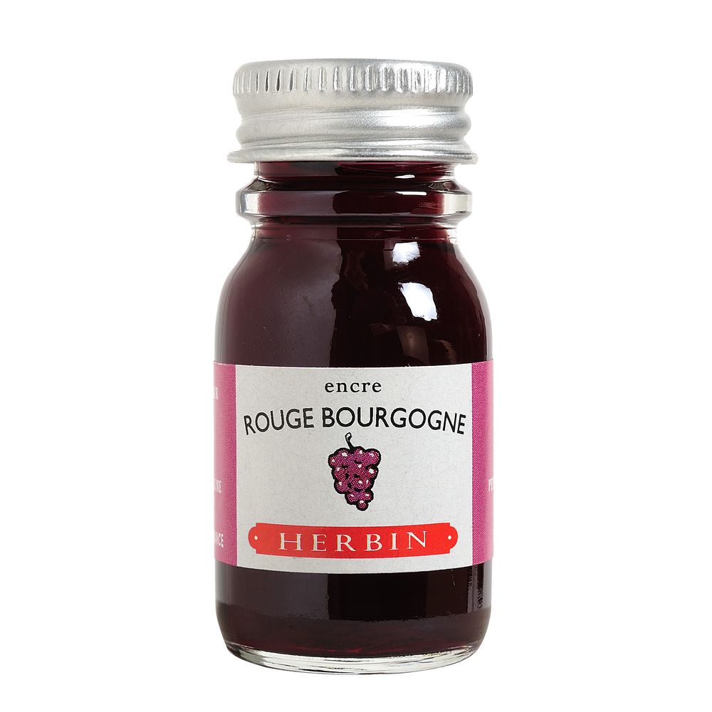 Herbin Ink Bottle (Rouge Bourgogne - 10ML) 11528T