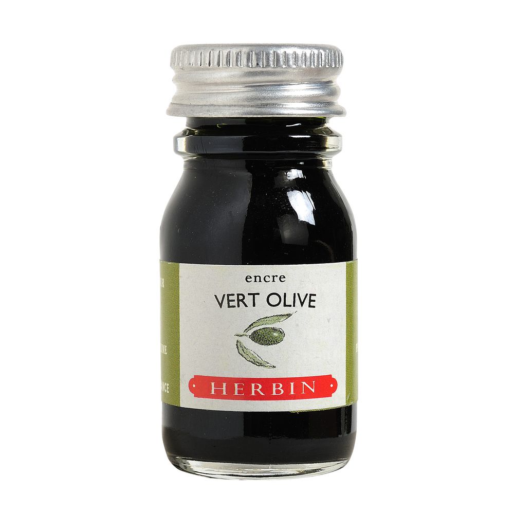 Herbin Ink Bottle (Vert Olive - 10ML) 11536T