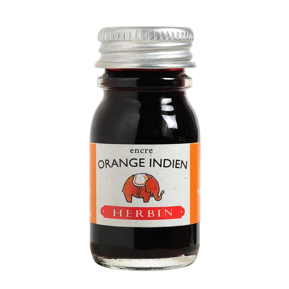 Herbin Ink Bottle (Orange Indien - 10ML) 11557T