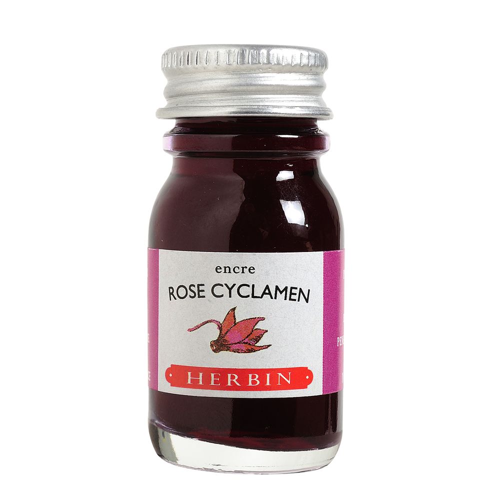 Herbin Ink Bottle (Rose Cyclamen - 10ML) 11566T