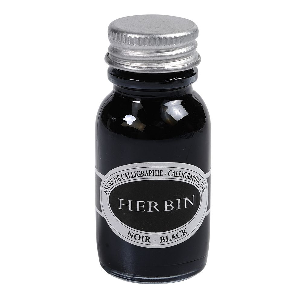 Herbin Calligraphy Ink Bottle (Black - 15ML) 12409T