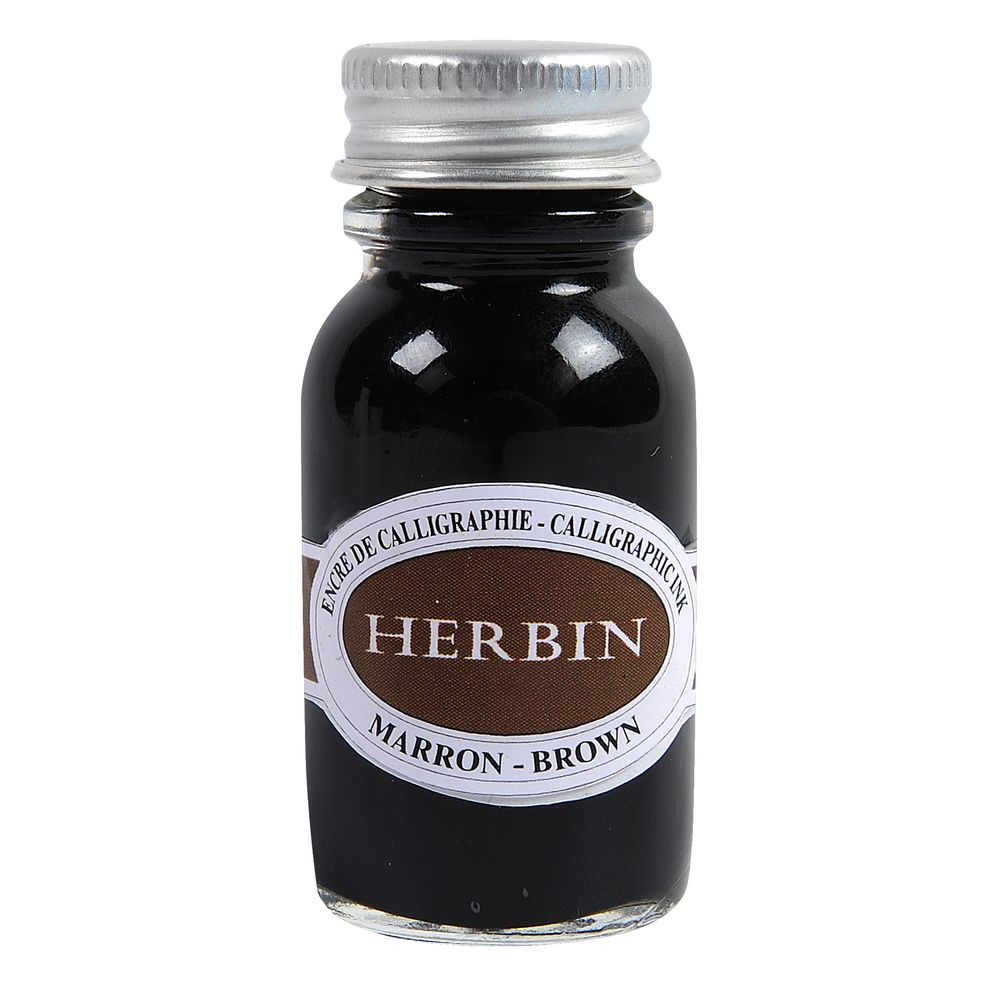 Herbin Calligraphy Ink Bottle (Brown - 15ML) 12440T
