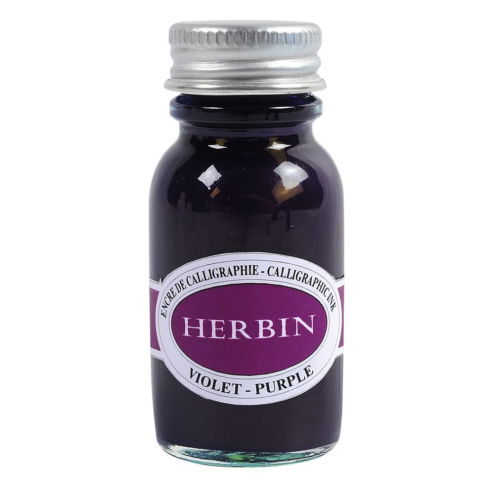 Herbin Calligraphy Ink Bottle (Violet - 15ML) 12470T