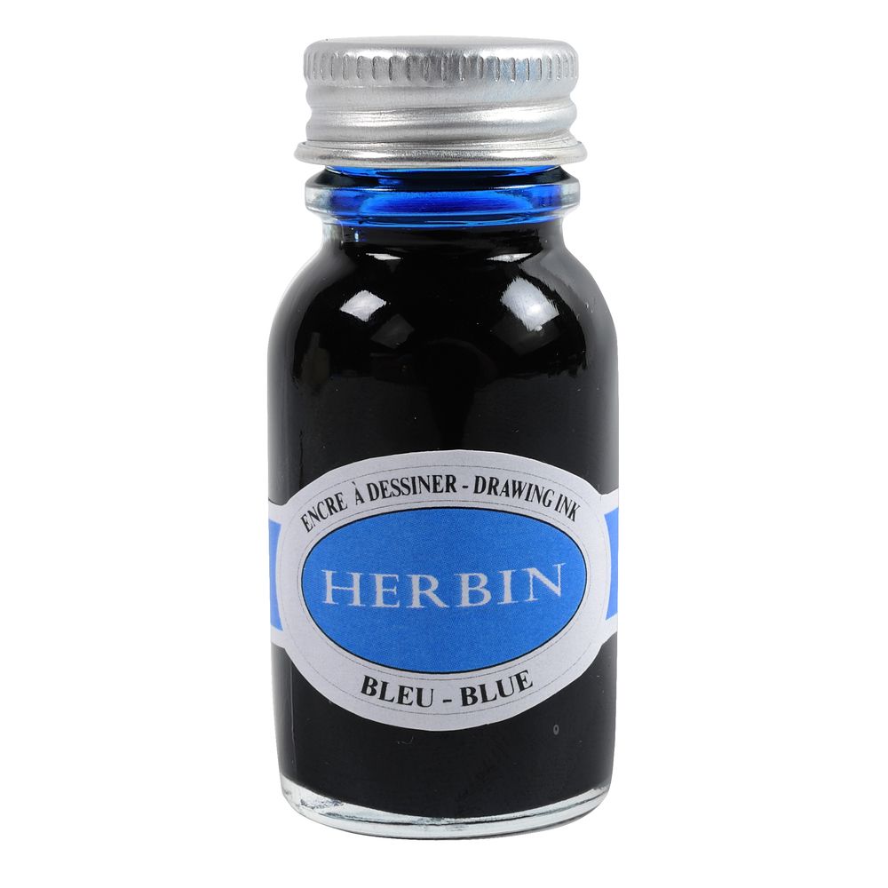 Herbin Drawing Ink Bottle (Blue - 15ML) 12613T