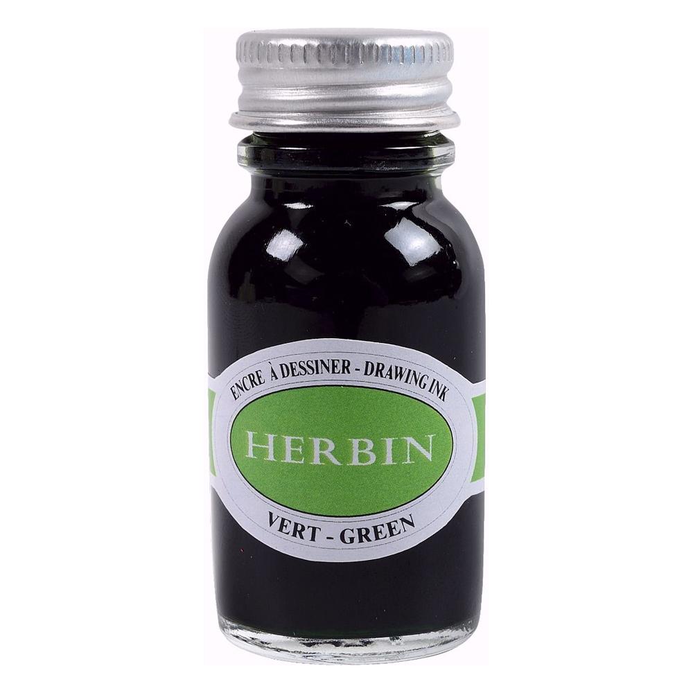 Herbin Drawing Ink Bottle (Light Green - 15ML) 12631T