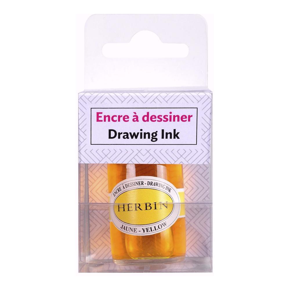 Herbin Drawing Ink Bottle (Yellow - 15ML) 12653T