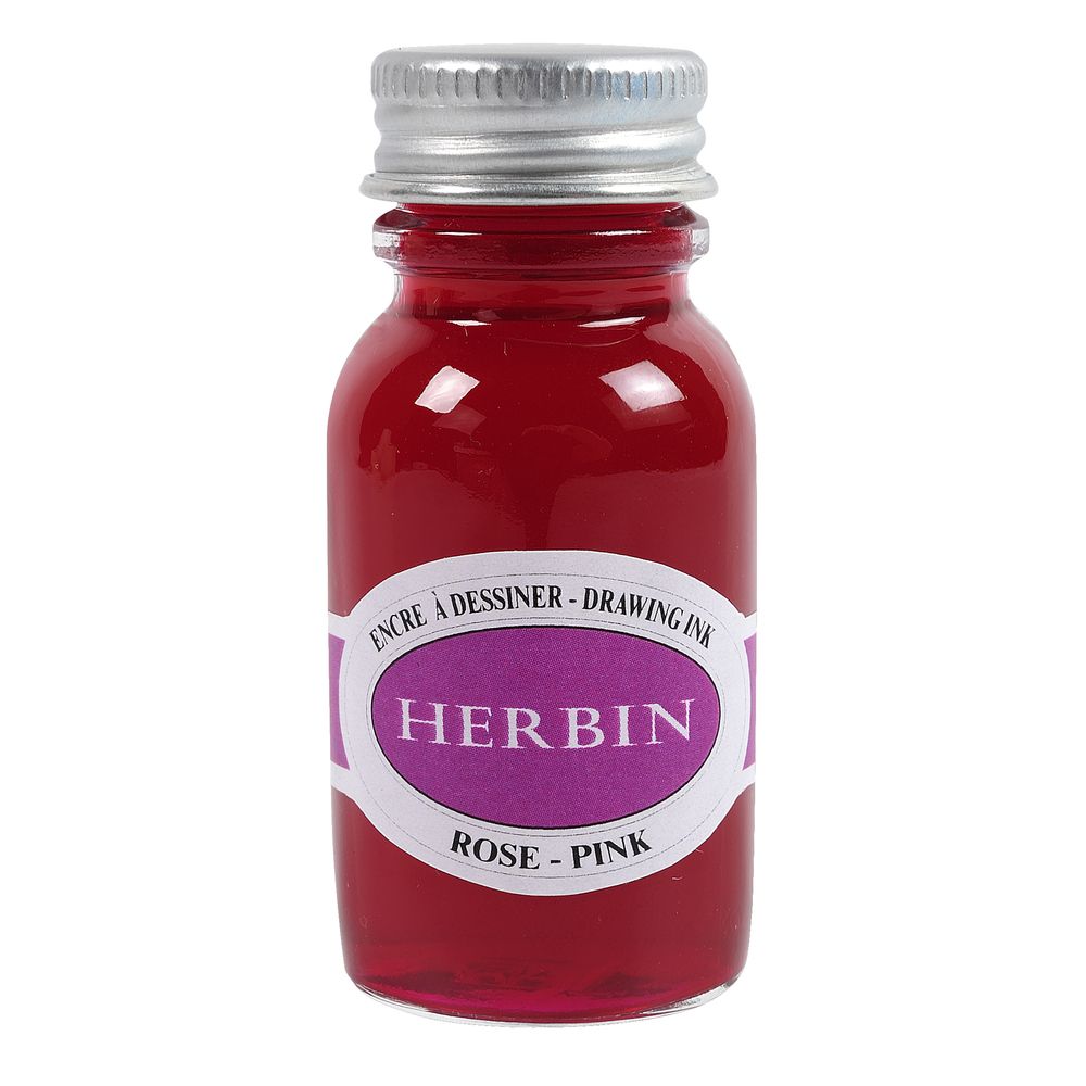 Herbin Drawing Ink Bottle (Pink - 15ML) 12661T