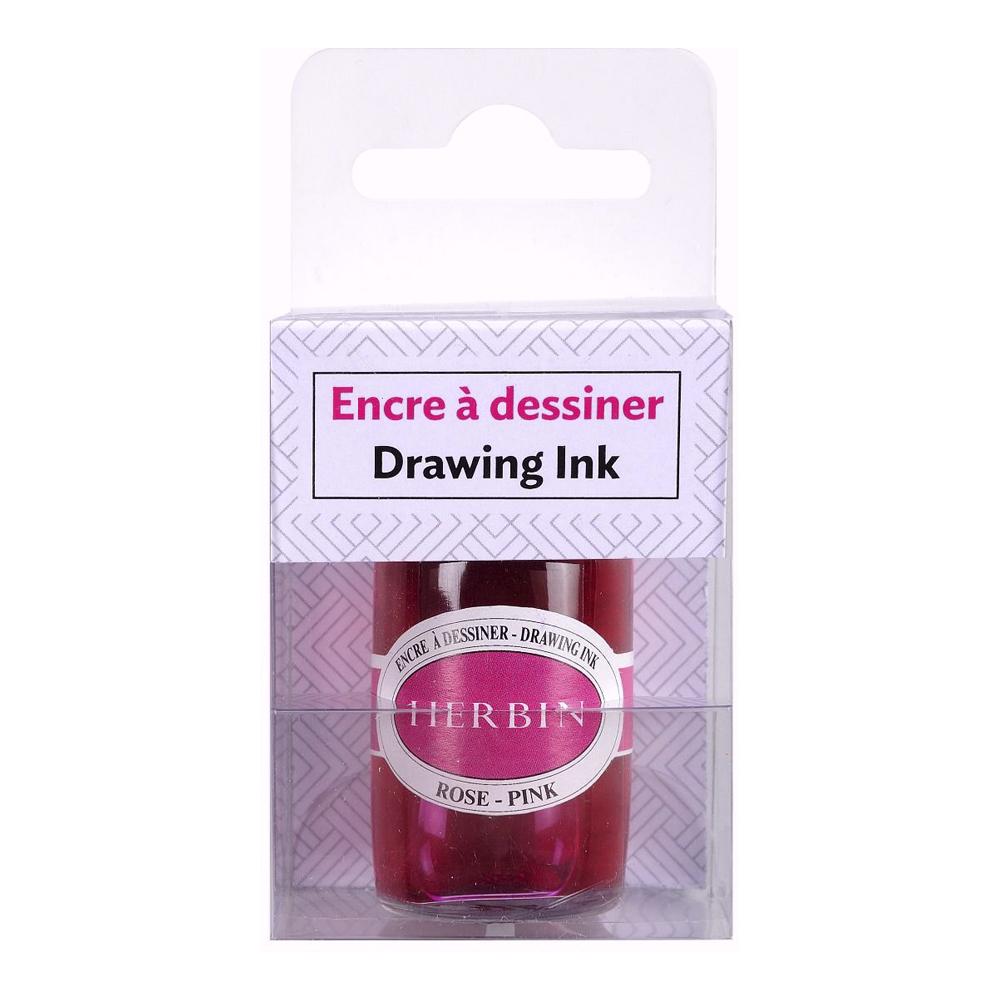 Herbin Drawing Ink Bottle (Pink - 15ML) 12661T