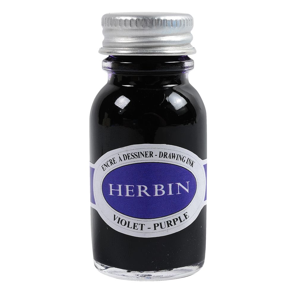 Herbin Drawing Ink Bottle (Purple - 15ML) 12677T