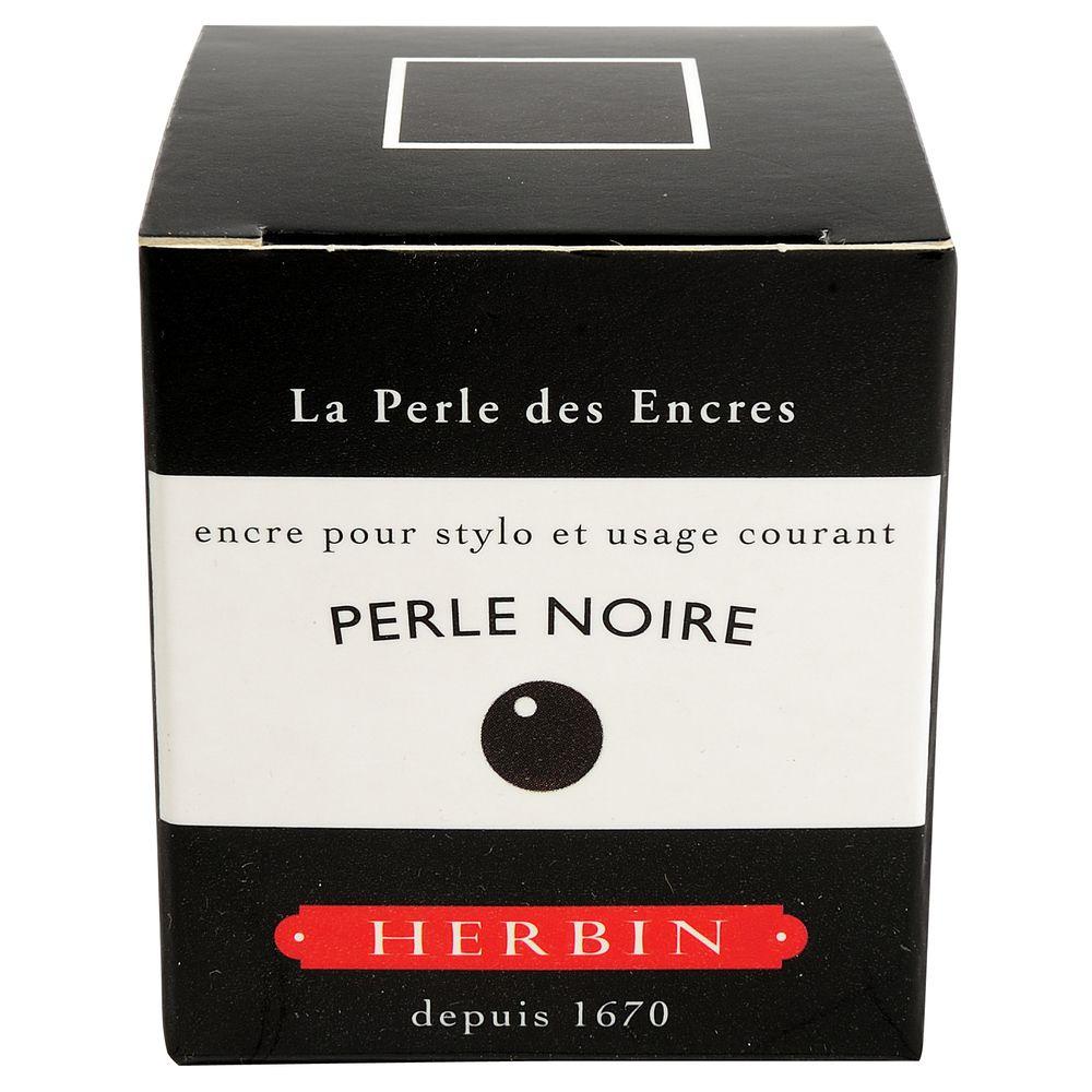 Herbin "D" Ink Bottle (Perle Noire - 30ML) 13009T