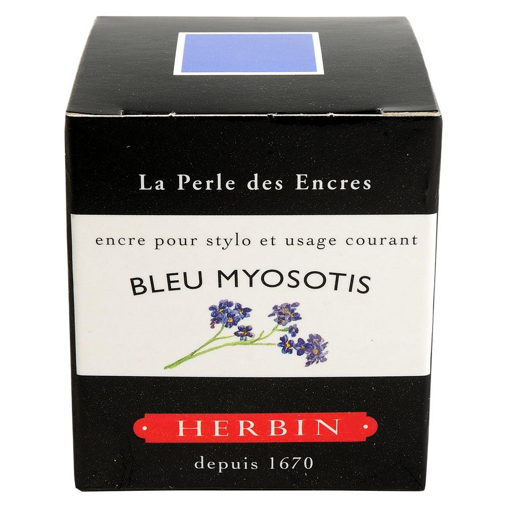 Herbin "D" Ink Bottle (Bleu Myosotis - 30ML) 13015T
