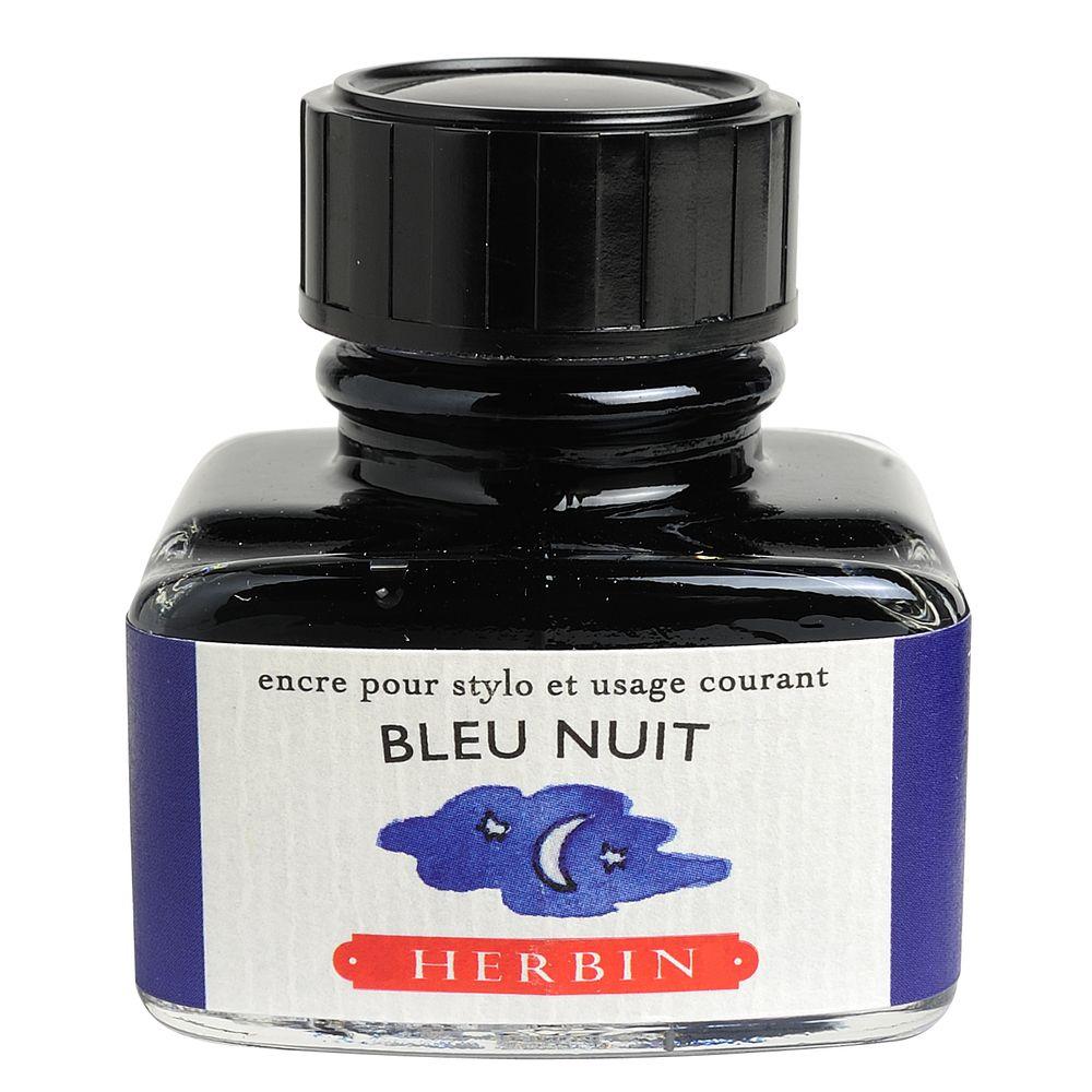 Herbin "D" Ink Bottle (Bleu Nuit - 30ML) 13019T