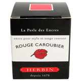 Herbin "D" Ink Bottle (Rouge Caroubier - 30ML) 13022T