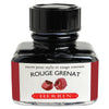 Herbin "D" Ink Bottle (Rouge Grenat - 30ML) 13029T