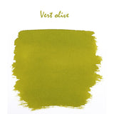 Herbin "D" Ink Bottle (Vert Olive - 30ML) 13036T