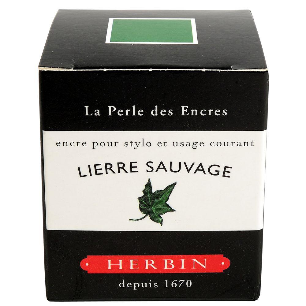 Herbin "D" Ink Bottle (Lierre Sauvage - 30ML) 13037T