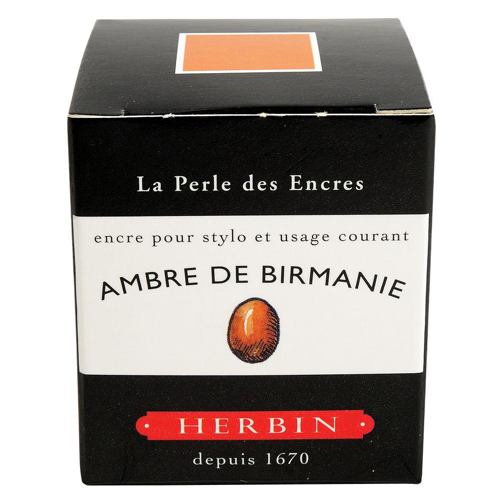 Herbin "D" Ink Bottle (Ambre de Birmanie - 30ML) 13041T