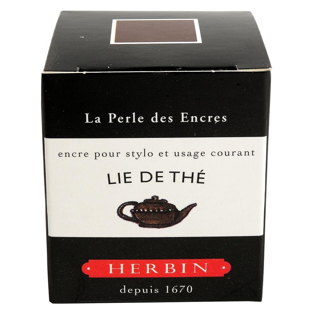 Herbin "D" Ink Bottle (Lie de The - 30ML) 13044T