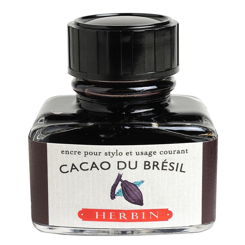 Herbin "D" Ink Bottle (Cacao de Bresil - 30ML) 13045T